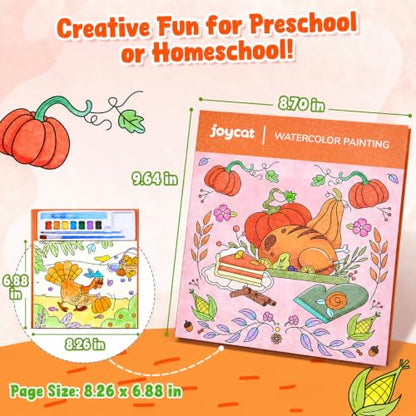 JoyCat Paint with Water Coloring Books for Toddlers (Thanksgiving) - style: Thanksgiving