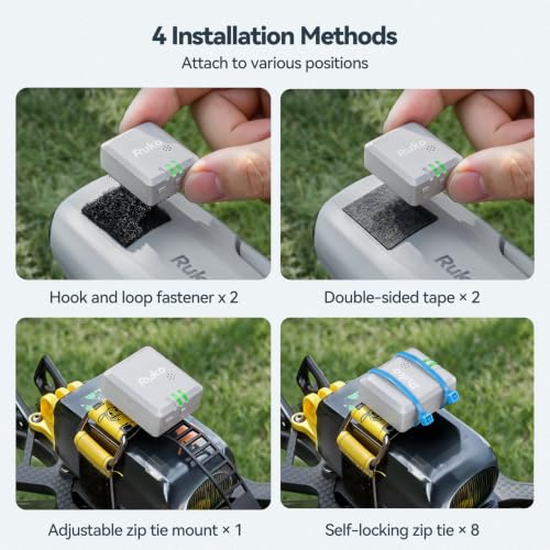 Ruko R111S Remote ID Module for Drone with GPS Tracker/Finder and Beeper - color: Grey