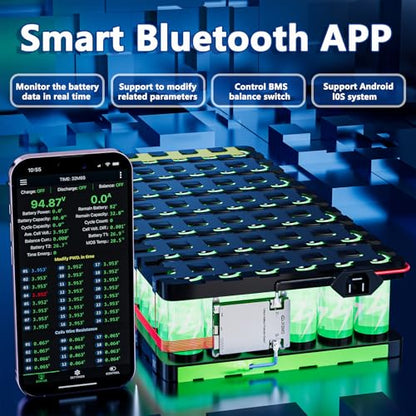 JKBMS JK-BD4A8S4P 4S-8S BMS Battery Management System, 0.4A Balance - size: JK-BD4A8S4P