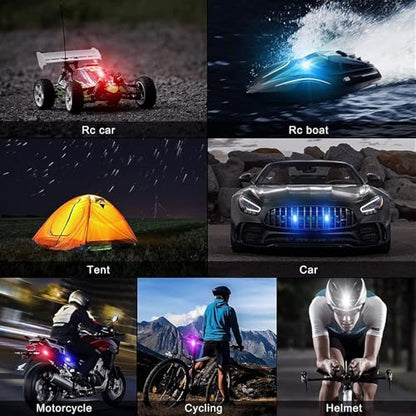 LED Drone Anti-Collision Strobe Lights 7 Colors USB Rechargeable 5 Pack - color: 5Pcs Drone Lights