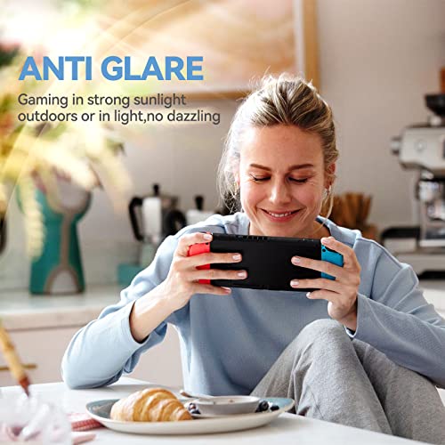 ivoler Screen Protector [2 Pack] Matte Tempered Glass for Nintendo Switch 6.2 inch, Matte Anti Glare Screen Protector with [Alignment Frame] Anti-Scratch Full Coverage Guard for Nintendo Switch - size: Nintendo Switch 6.7''