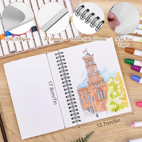 5×7 Marker Paper Pad, 30 Sheets, 200gsm Double-Sided Bleedproof Paper - size: 5×7 Inch (1 Pack)