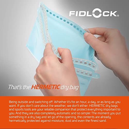 FIDLOCK Hermetic Dry Bag Flexible Magnetic Bag, Multi, Fabric Black - color: Fabric Black, size: Multi