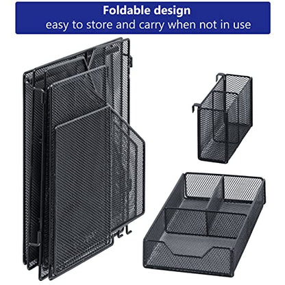 Topwey Desk Organizers and Acceessories for Office School Study - color: dark black