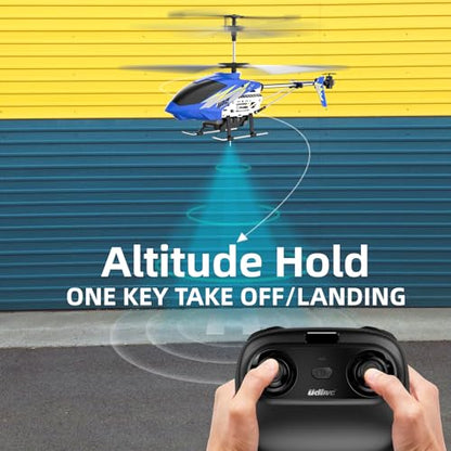 U12 Remote Control Helicopter Mini RC Helicopter with Altitude Hold Blue - color: Blue
