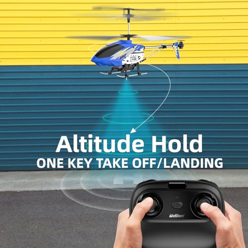 U12 Remote Control Helicopter Mini RC Helicopter with Altitude Hold Blue - color: Blue