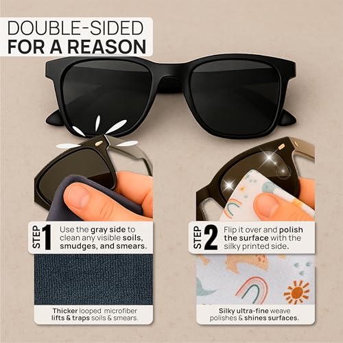 Microfiber Wholesale Quick Cloth Glasses Cleaning Cloths 8x8 Dinosaurs - color: Dinosaurs, size: 8"x8"