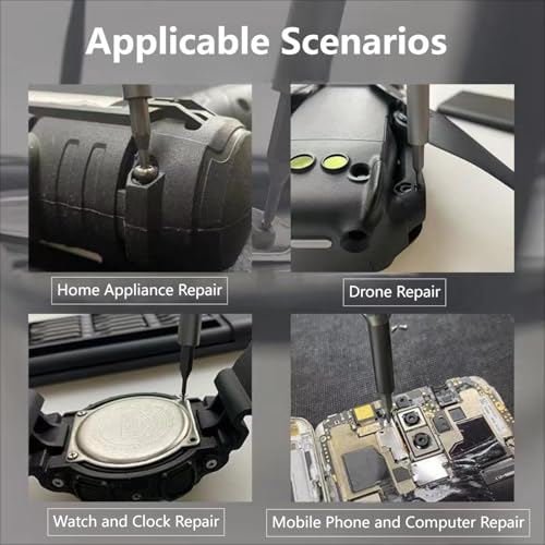 24in1 Mini Precision Screwdriver Set, magnetic Screwdriver case and corrosion-resistant alloy bits for universal phone, computer, home electronics, glasses, watch,clock,drones repair.