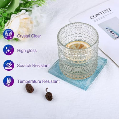 KISREL 18OZ Epoxy Resin Kit for Beginner, Resin Kit with Molds and Supplies - size: 6 Large Molds
