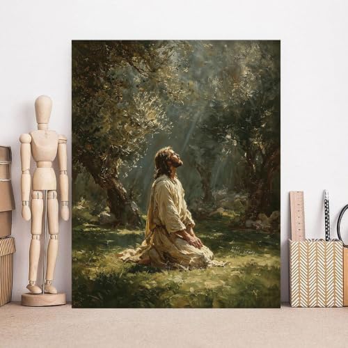 YOLENIX Jesus Paint by Numbers Kit for Adults Beginner (Without Frame) - color: YH05695
