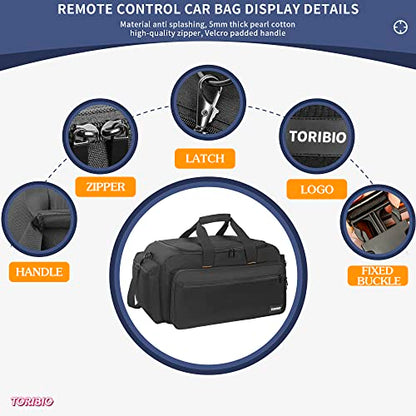 TORIBIO RC Car Bag Case for 1/10 Car & Accessories Water-resistant Storage - size: Bag for 1/10