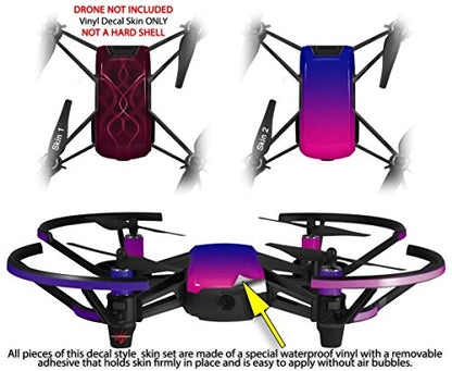 Skin Decal Wrap 2 Pack Compatible with DJI Ryze Tello Abstract 01 Pink Drone NOT Included