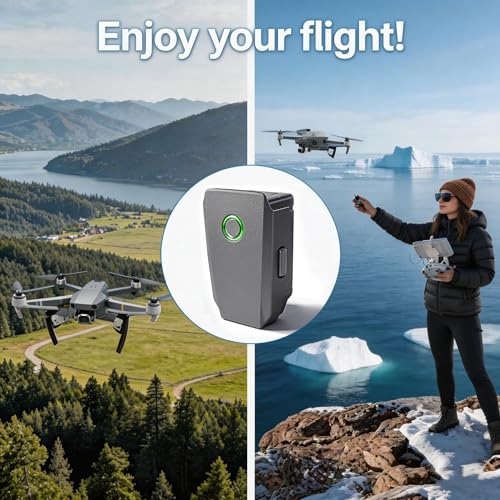1 Pack Mavic 2 and Mavic 2 Pro Intelligent Flight Battery (3850mAh 15.4V) Max 31 Minutes Flight Time Replacement Battery for DJI Mavic 2 Pro/2 Zoom/Enterprise Advanced Series Drone - style: Mavic 2/2 Pro/Zoom/Enterprise Advanced Series Battery*1