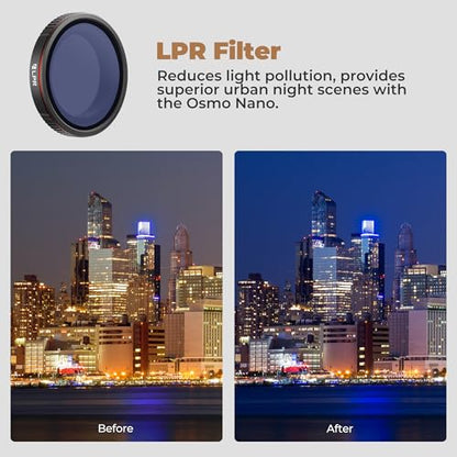 Freewell LPR Filter for DJI Osmo Nano – Clears Night Skies - style: LPR