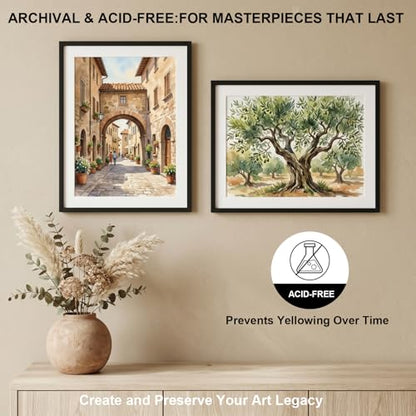 Canvas Paper Pad for Acrylic Painting, Oil Painting & Drawing, 10 Sheets
