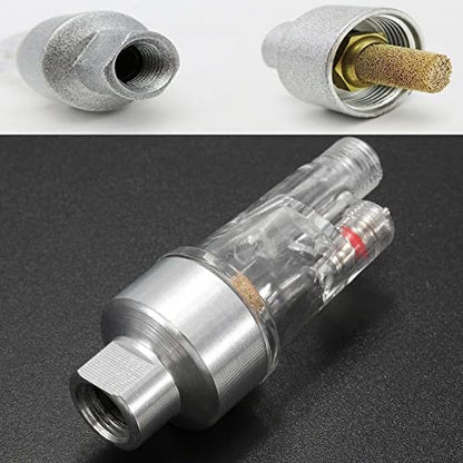 Hose Paint Fittings Airbrush Mini AIR Filter Moisture Water Trap 1/8" Tool Kit