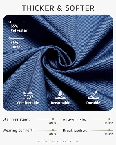 Syntus Chef Apron for Men Women with Pockets, Thick Grilling BBQ Apron - color: Nautical Blue