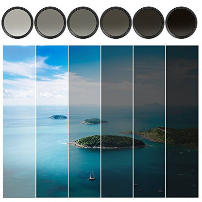 SSE 58mm ND Fader Neutral Density Adjustable Variable Filter (ND2 to ND400) - size: 58 mm