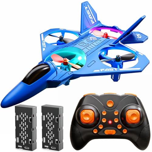 ANTSIR RC Plane ABS Fighter Jet Drone Flying Toy for Kids Birthday Gift
