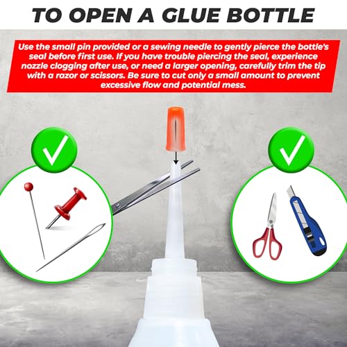 Plastic Glue for Models, Miniatures, Legos, PLA, 3D Printing Repair. Fast Setting Heavy Duty Strong Super Glue for Plastic 20g - size: 1 Pack