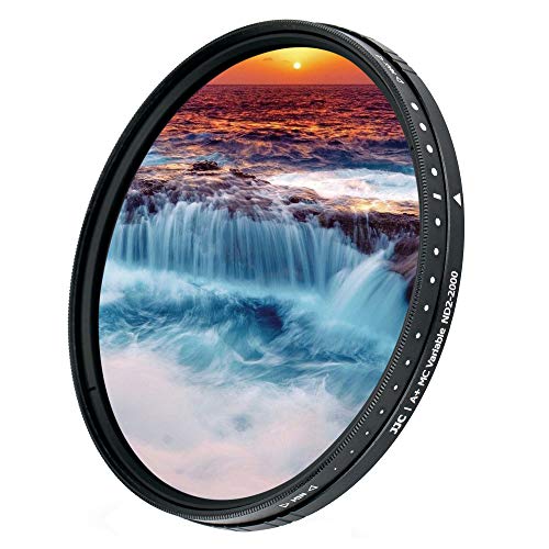 JJC 58mm ND Filter ND2-2000 VND Variable Neutral Density Adjustable Fader - size: 58mm