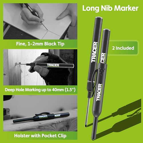 Tracer 8 Piece Construction Marker Kit - Carpenter Pencil Set - style: 8pc Set