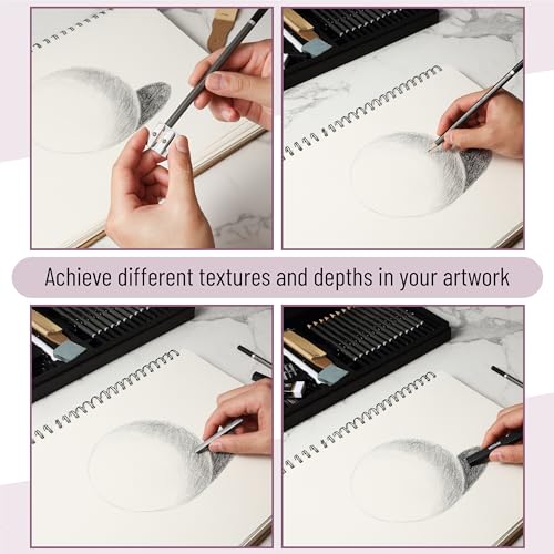 Mr. Pen- Drawing Sketching Pencil Set, 25 pcs, Graphite Pencils (10B-6H) - size: 25 Count