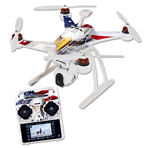 MightySkins Skin Compatible with Blade Chroma Quadcopter Drone wrap Cover Sticker Skins America Strong