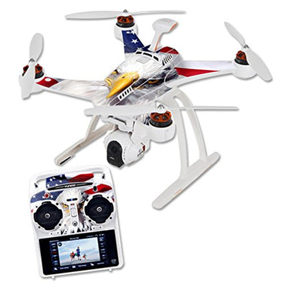 MightySkins Skin Compatible with Blade Chroma Quadcopter Drone wrap Cover Sticker Skins America Strong