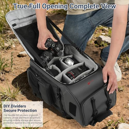 STARTRC VCR Camera Backpack Case Professional 40L Travel Bag Accessories
