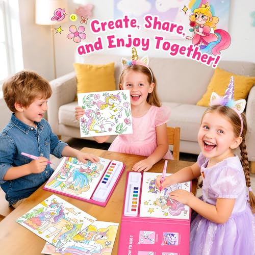 JoyCat Paint with Water Coloring Books for Toddlers (Magical Pony) - style: Magical Pony