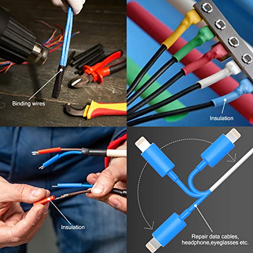 Chanzon 4:1 Ratio 45/64" (18mm) Heat Shrink Tubing 4Ft Roll Black - size: 18mm (45/64") - 4FT