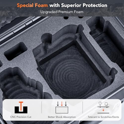 Lykus Titan LT110 Waterproof Hard Case for DJI Lito 1/X1 and RC2/RC-N3