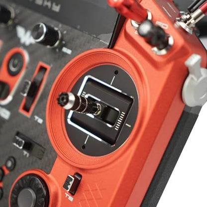 FrSky Tandem X20 PRO AW Radio Transmitter (Orange Red) Ultimate Combo - Includes TD SR18 Receiver, Remote NFC Panel & VANTAC Electric Screwdriver, Dual-Band 24CH Flagship RC Controller System - color: orange