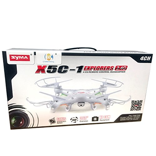Cheerwing Syma X5C-1 2.4Ghz 4CH 6-Axis Gyro RC Quadcopter Drone with Camera
