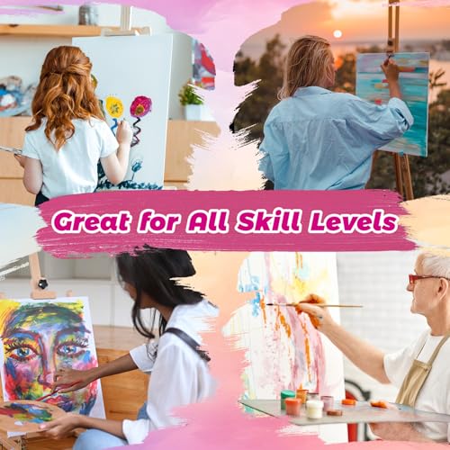 10 Pack 9"x12" Canvas Boards for Painting, Canvas Panels for Acrylics - size: 9x12" - 10Pack