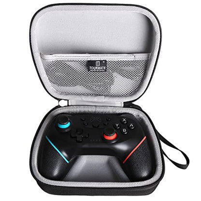 Tourmate Hard Controller Case Compatible for Switch Wireless Pro Controller, Travel Protective Carrying Storage Bag - color: Black