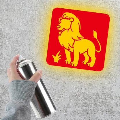 36pcs Animal Drawing Stencils for Kids 8 Inch Sidewalk Chalk Stencils - style: Animals