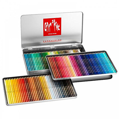 Caran D'ache Supracolor Pencil Set, 120/Tin (J3888420) - size: 120 Count (Pack of 1)