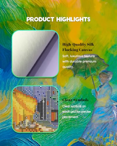 forever young Masterpiece Series Small Diamond Art Kits, 5x7 Inch Canvas - color: Masterpiece Series