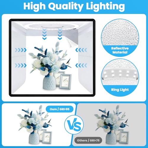 Light Box,Light Box Photography,12"x12"Photo Box,Photo Light Box - size: 12in X 12in