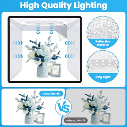 Light Box,Light Box Photography,12"x12"Photo Box,Photo Light Box - size: 12in X 12in
