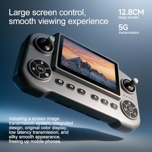 Drones with Camera for Adults 4K (Gray, 3-Battery Set) - color: Gray