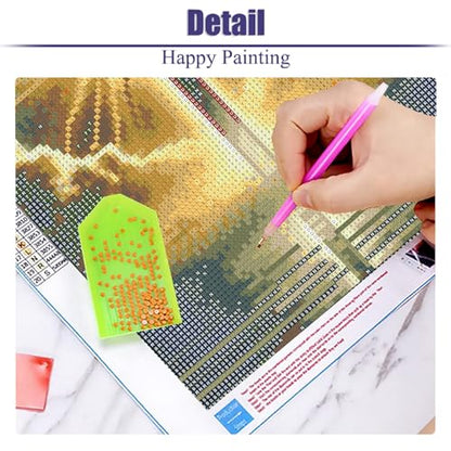 3 Pack Diamond Painting, Christ Cross Diamond Art Kits for Adults 12x16 In - color: G9241-G9242-G8799
