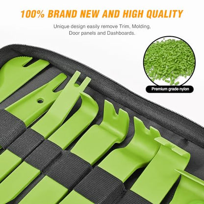GOOACC 238Pcs Trim Removal Tool Auto Push Pin Bumper Retainer Clip Set - color: 120Pcs Clips + 118 Remover Green
