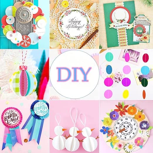 CADY Crafts Punch 1 inch Circle Punches Craft Lever Punch Handmade Paper Punch 1 inch Circle - color: Eva-circle-1 inch