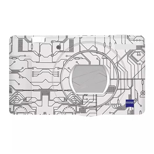 Decal Skin for Sony ZV-1 Vinyl Wrap Anti-Scratch Film Mirrorless Camera Body Protective Sticker Protector Coat ZV1(Circuit White) - color: Circuit White