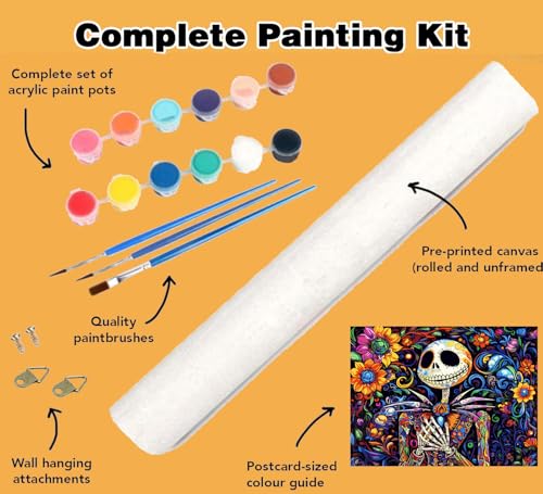 Meothan Paint by Numbers Kit for Adults Beginner 16x20 inch (Without Frame) - color: 1 Pack Jack-B, size: 15.7 x 19.7 in