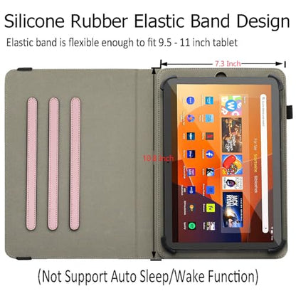 Universal 10 10.1 11 Inch Android Tablet Case Cover for 9.6-11 Inch Tablet - color: Pink