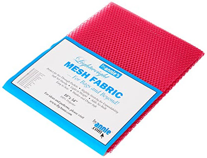 Annie PBA02032 Mesh Fabric Lightweight 18"x 54" Lipstick, 18" by 54"